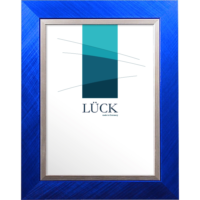 Lueck Kunststoff-Bilderrahmen Offenburg 9x13 cm - Blau | AllesRahmen.de