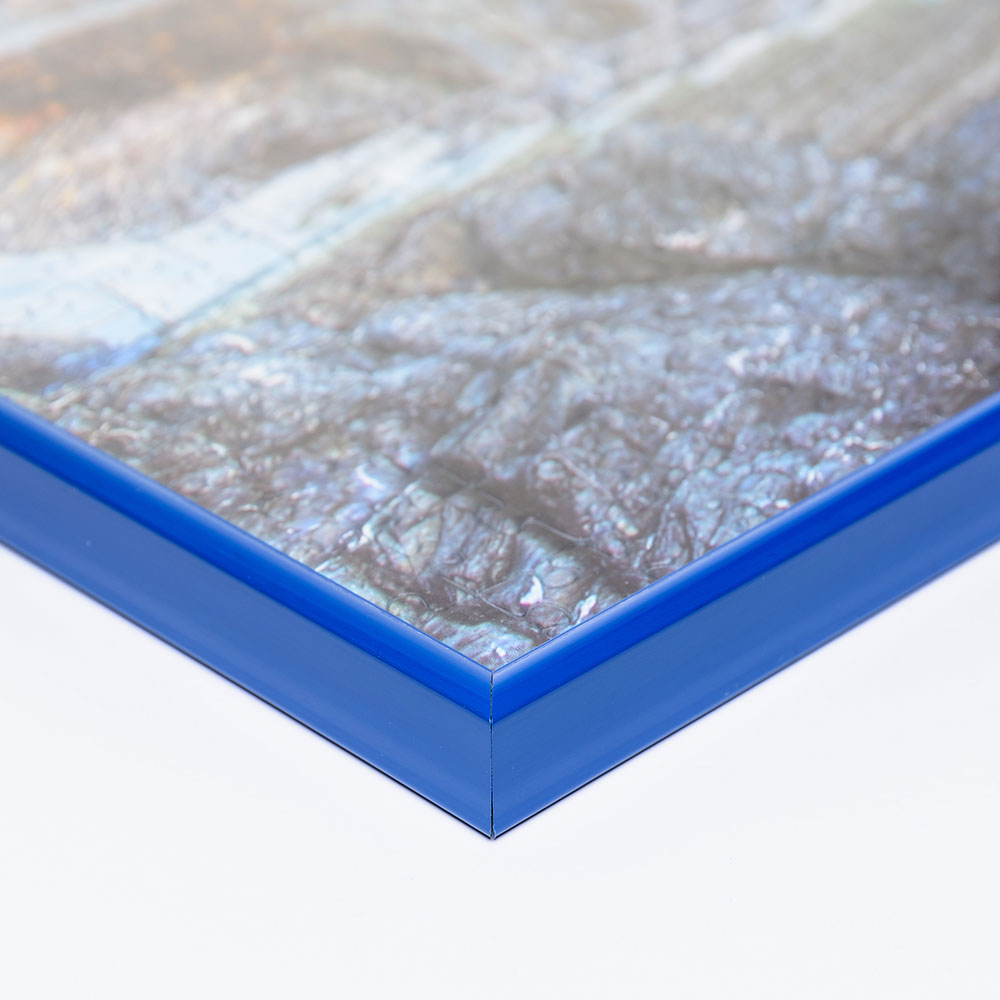 Kunststoff-Puzzlerahmen für 1000 Teile blau