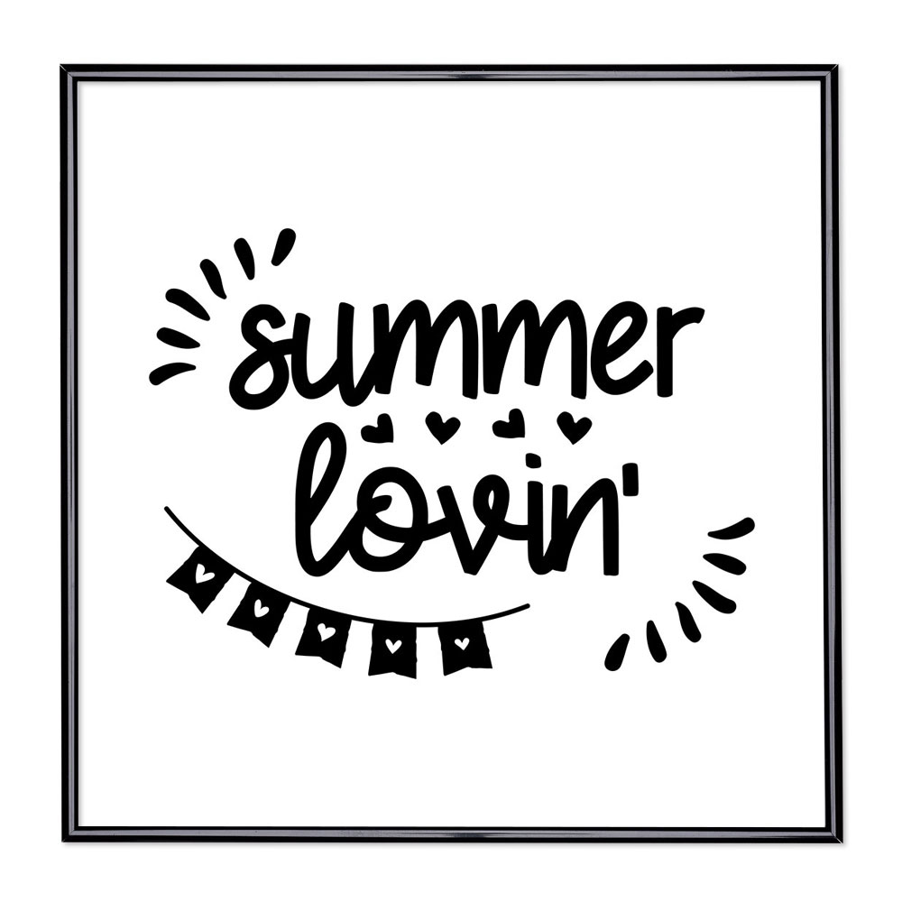 Bilderrahmen mit Spruch - Summer Lovin