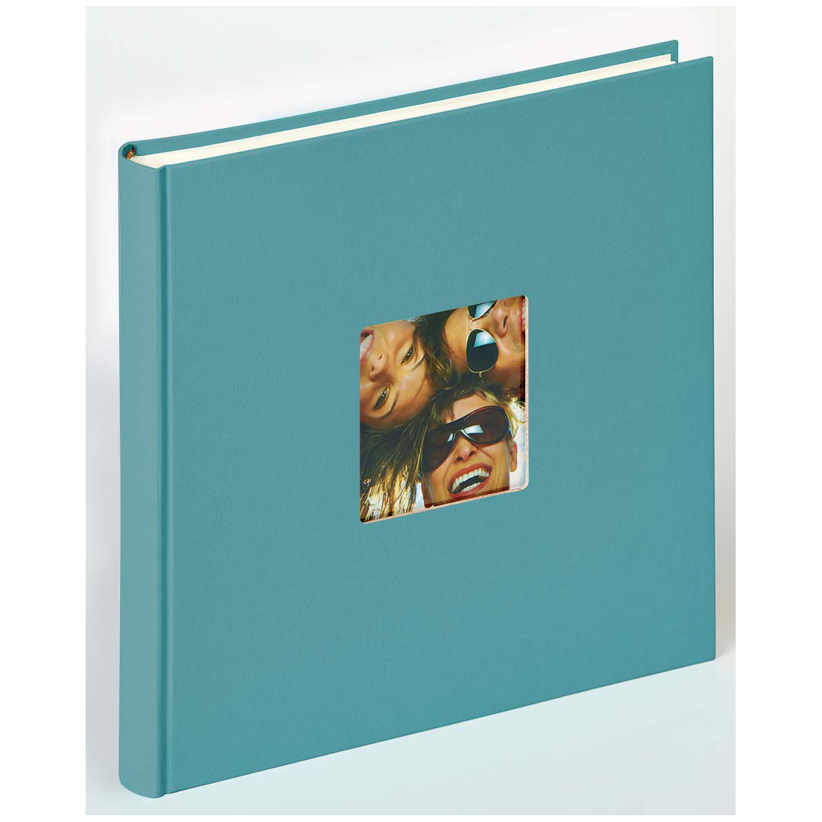 Buchalbum Fun mit 40 Seiten, 26x25 cm petrolgrün