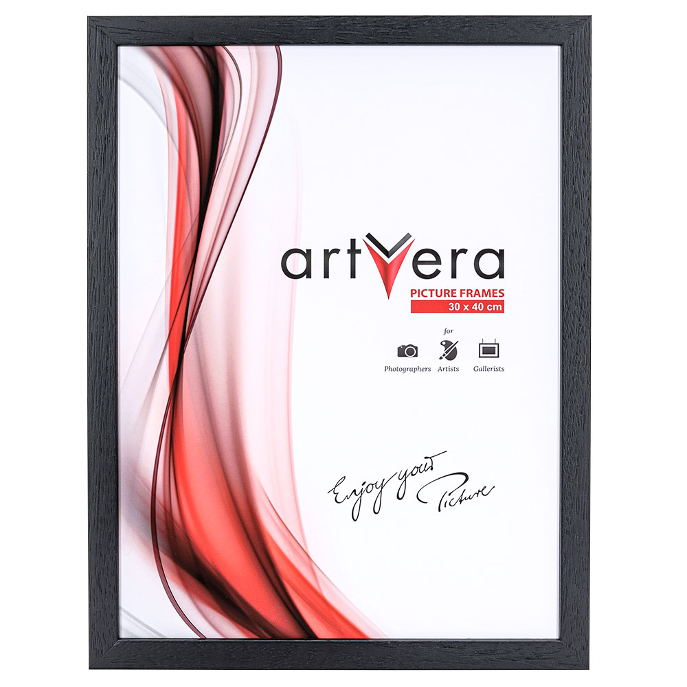 Diamond Bilderrahmen 50x75 Cm – Schwarz, Gemasert – Mit 1 Mm Kunstglas, Ideal Für Diamond Painting & Puzzle