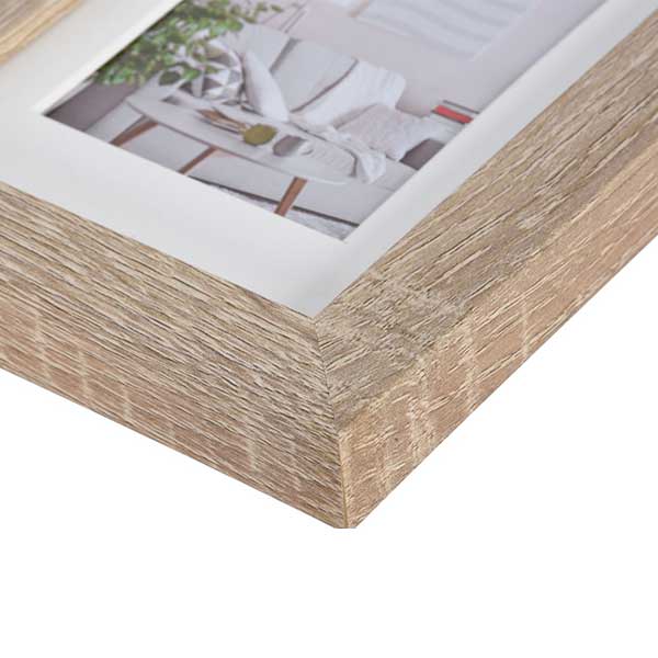 Pisa MDF-Bilderrahmen Holzdekor I von 23 x 60 bis 23 x 69 cm